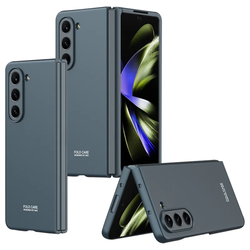Custodia rigida in PC GKK per Samsung Galaxy Z Fold5 5G, cover sottile anti-graffio per telefono - Verde