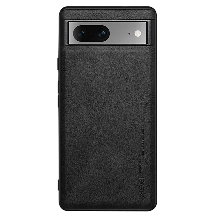 X-LEVEL Earl 3rd Gen Serie für Google Pixel 7 5G Matte Handyhülle Soft TPU Anti-Kratzer Hülle - Schwarz