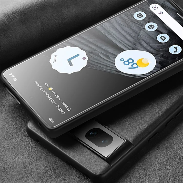 X-LEVEL Earl 3rd Gen Serie für Google Pixel 7 5G Matte Handyhülle Soft TPU Anti-Kratzer Hülle - Schwarz
