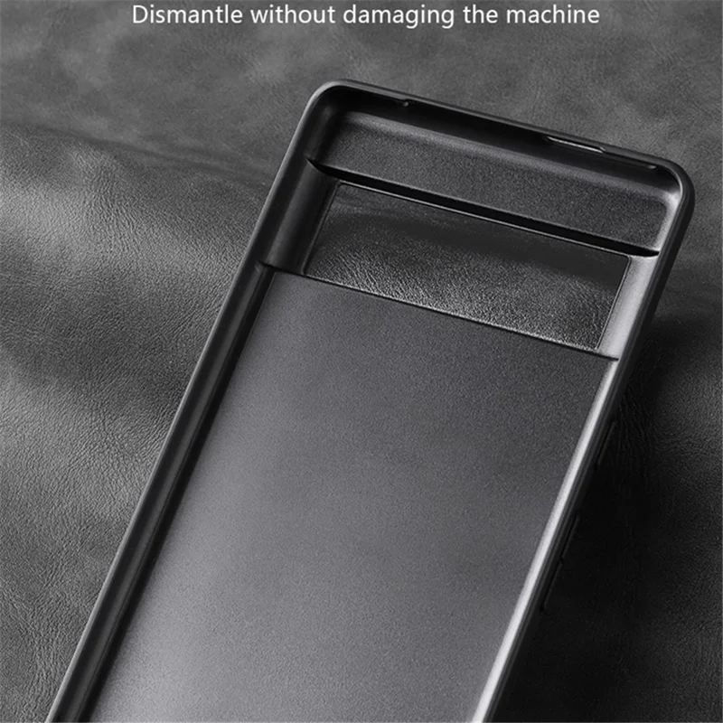 X-LEVEL Earl 3rd Gen Series For Google Pixel 7 5G Matte Phone Case Soft TPU Anti-Scratch Cover - Brown