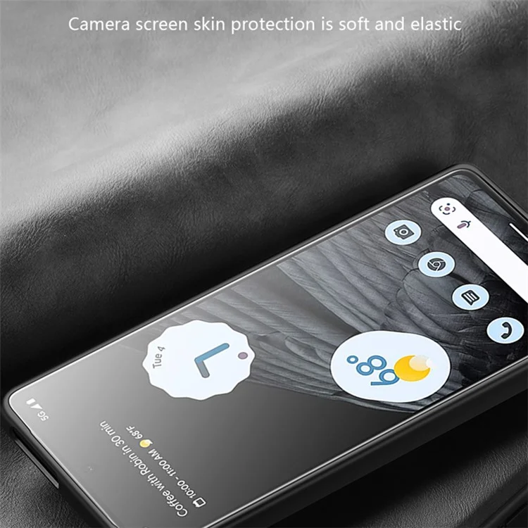 X-LEVEL Earl 3rd Gen Series Für Google Pixel 7 Pro 5G Weiche TPU-Handyhülle Matte Anti-Drop-Abdeckung - Braun