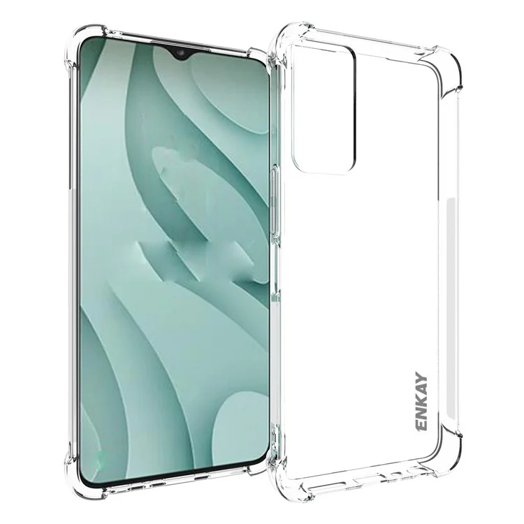 ENKAY HAT PRINCE per custodia per TCL 40 XE Clear Smartphone Angoli rinforzati Anti-scivolo Bordo in TPU