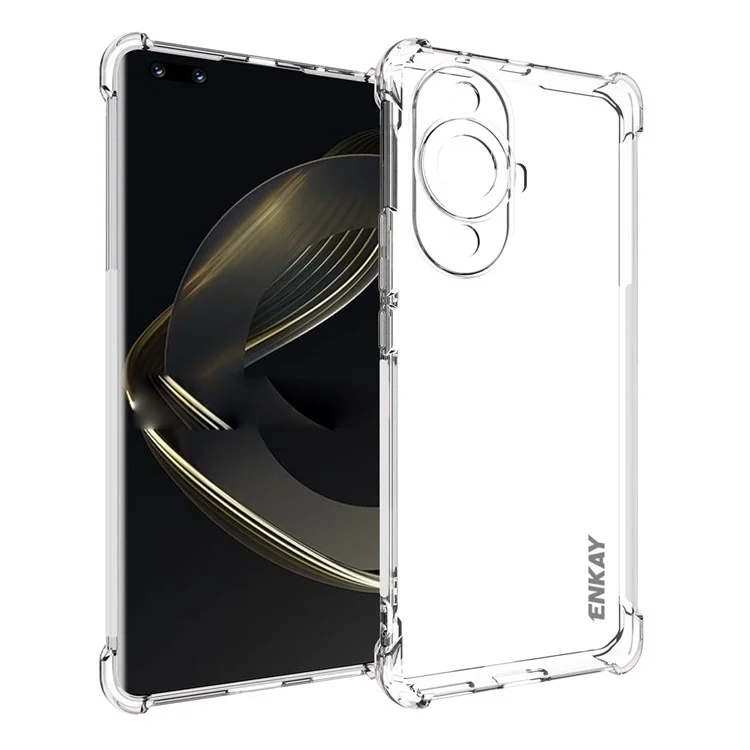 ENKAY HAT PRINCE For Huawei nova 11 Pro / 11 Ultra  Mobile Phone Case Anti-Slip Strip Edge Clear Phone Cover