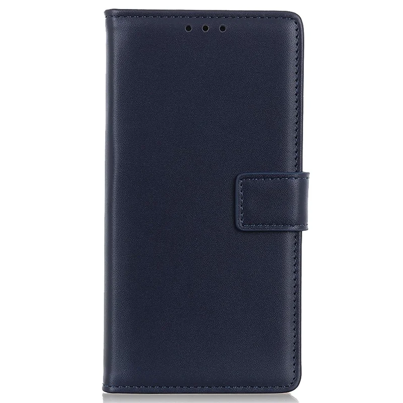 Per iPhone 15 Anti-Scratch TPU+PU Leather Phone Cover Full Protection Case Wallet Phone Shell - Blu