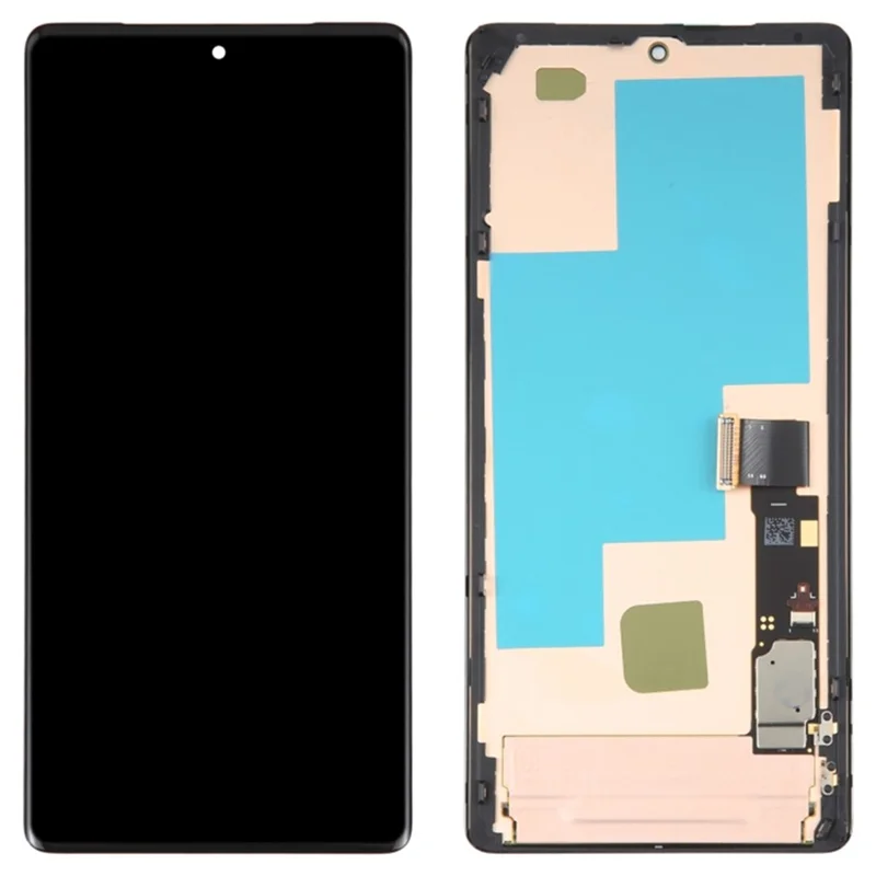For Google Pixel 7 Pro 5G GP4BC GE2AE OEM Grade S AMOLED Screen and Digitizer Assembly + Frame Replacement Part (without Logo)