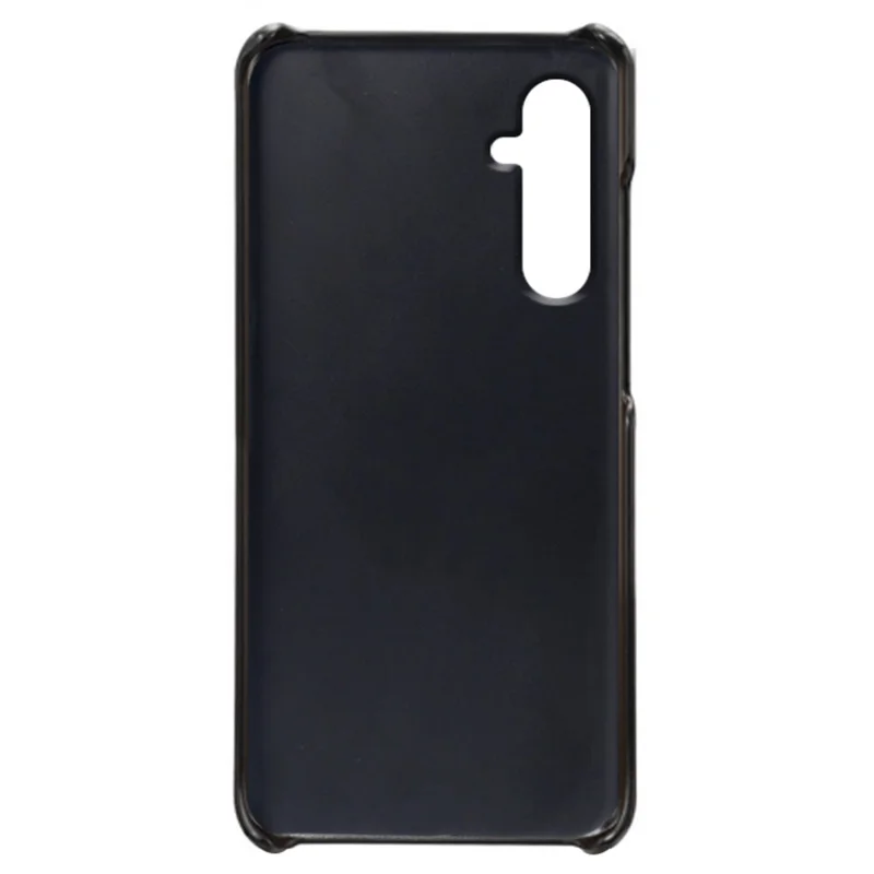 For Samsung Galaxy M54 5G / F54 5G Calf Texture Phone Case Shockproof PU Leather+PC Smartphone Cover - Black