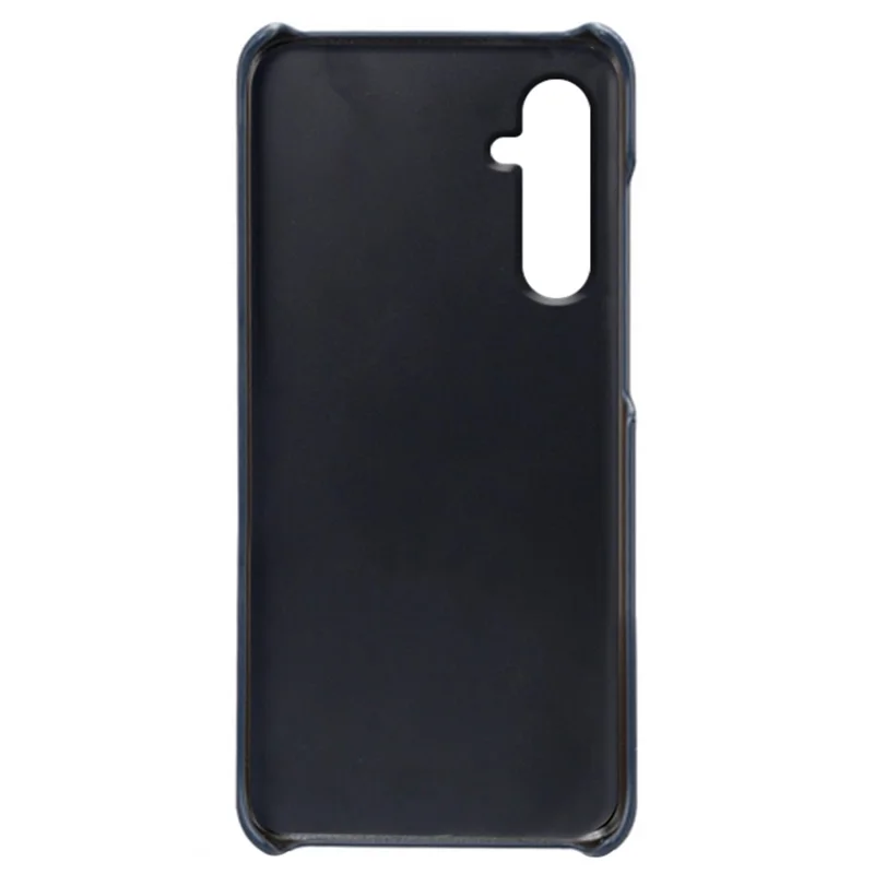 For Samsung Galaxy M54 5G / F54 5G Calf Texture Phone Case Shockproof PU Leather+PC Smartphone Cover - Blue