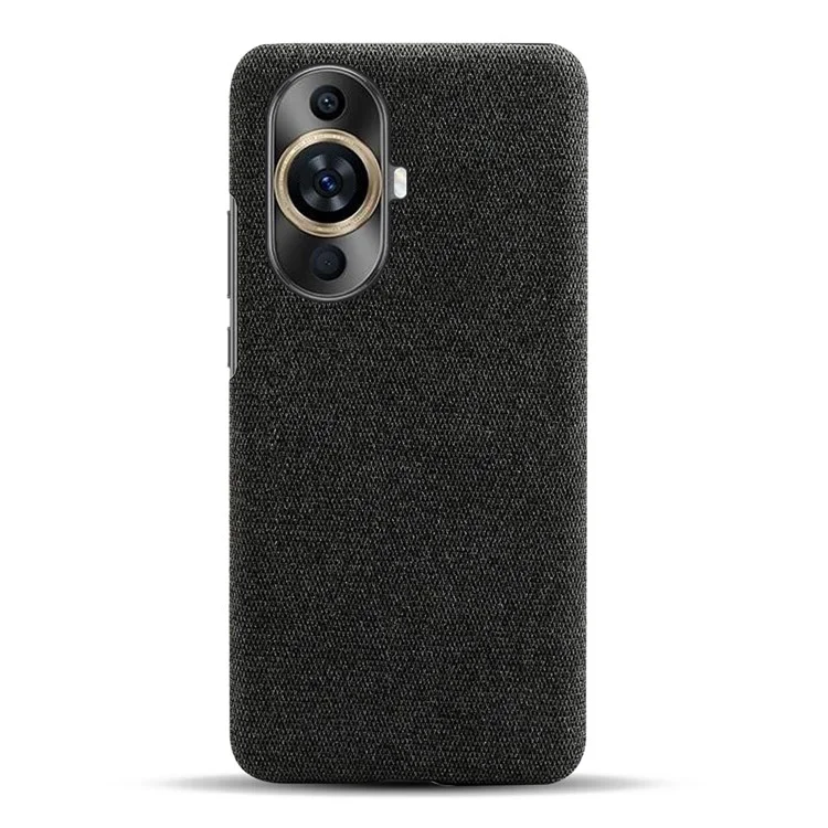 Para Huawei nova 11 Pro / nova 11 Ultra Capa de Telefone de Pano+PC Rígido Anti-Riscos - Preto