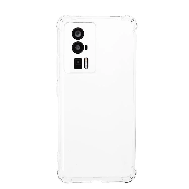 Per Xiaomi Poco F5 Pro 5G / Redmi K60 5G / K60 Pro 5G Custodia Telefonica Trasparente Rinforzo Angoli TPU