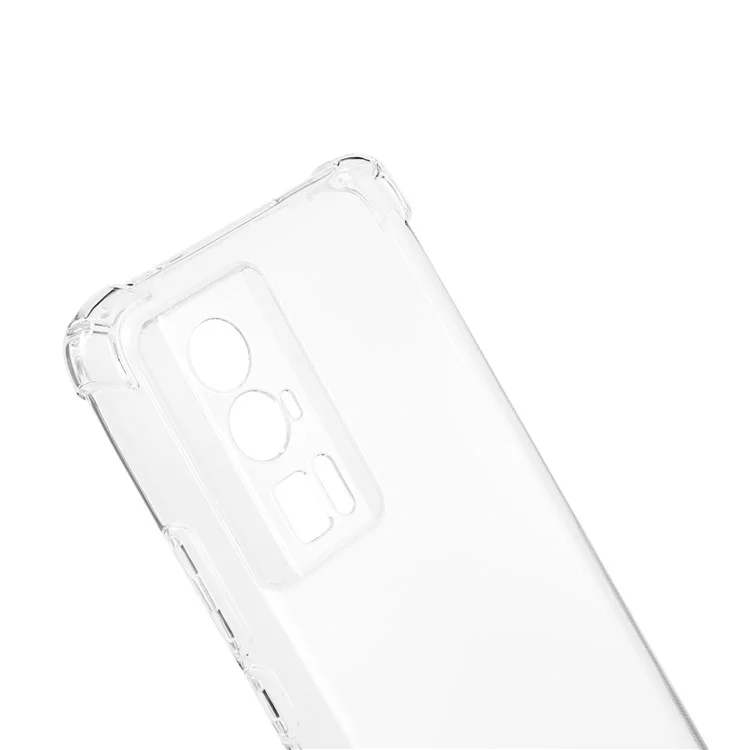 Per Xiaomi Poco F5 Pro 5G / Redmi K60 5G / K60 Pro 5G Custodia Telefonica Trasparente Rinforzo Angoli TPU