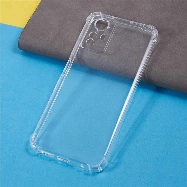 Pour Xiaomi Redmi Note 12S 4G Transparent TPU Case Renforcé Coins Housse de Téléphone Mobile