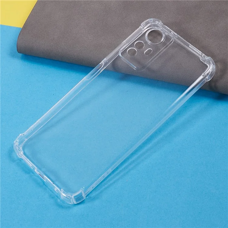 Pour Xiaomi Redmi Note 12S 4G Transparent TPU Case Renforcé Coins Housse de Téléphone Mobile