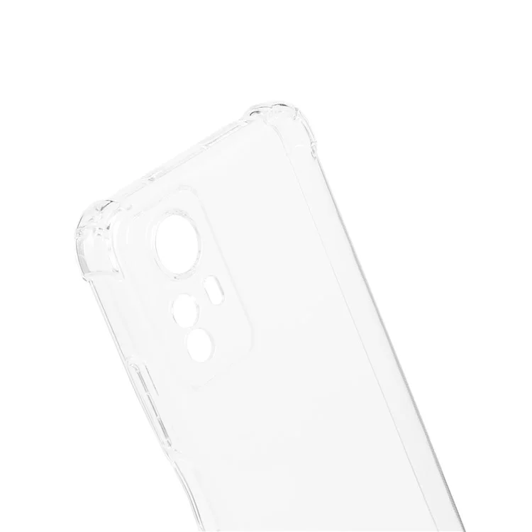 Pour Xiaomi Redmi Note 12S 4G Transparent TPU Case Renforcé Coins Housse de Téléphone Mobile