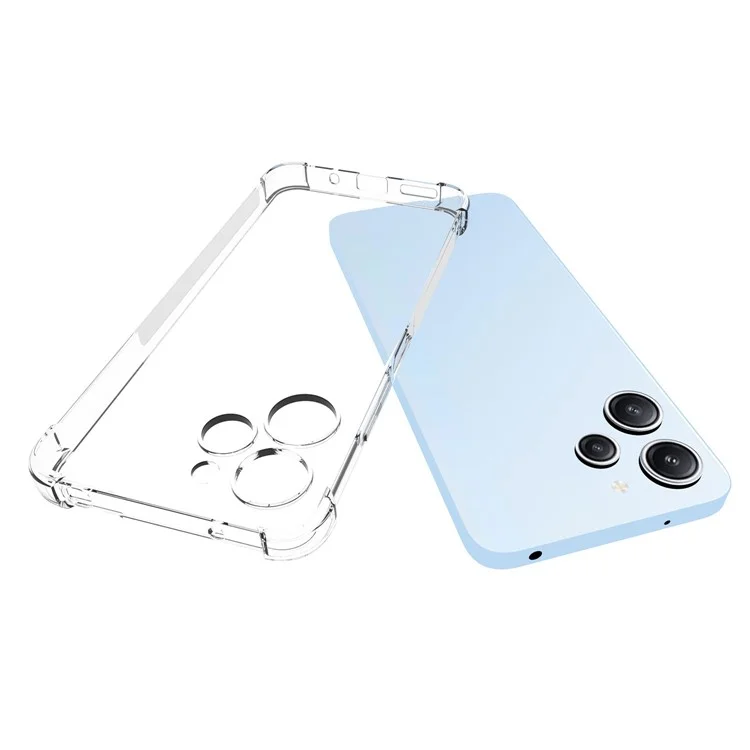 Для Xiaomi Redmi 12 4G / 12 5G (Global) / Poco M6 Pro 5G Anti-Slip TPU Прозрачный чехол для телефона с защитой от падения