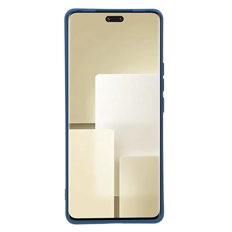 For Xiaomi Civi 3 5G Soft TPU Phone Case Fiber Lining Candy Color Rubberized Phone Cover - Sapphire