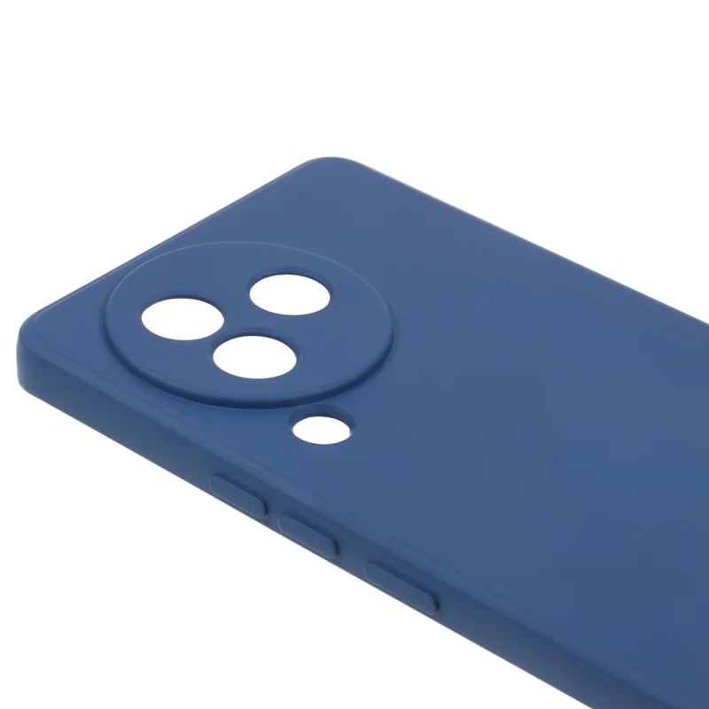 For Xiaomi Civi 3 5G Soft TPU Phone Case Fiber Lining Candy Color Rubberized Phone Cover - Sapphire