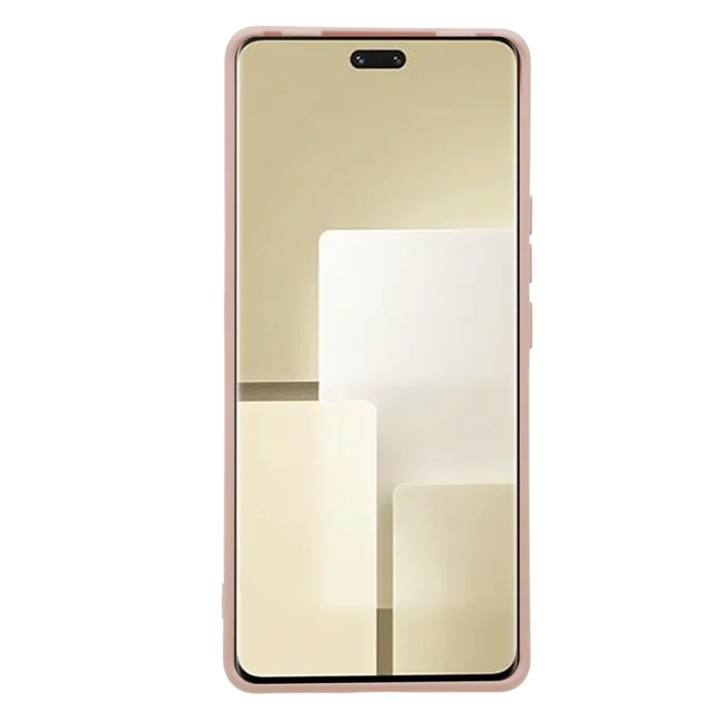 For Xiaomi Civi 3 5G Soft TPU Phone Case Fiber Lining Candy Color Rubberized Phone Cover - Pink