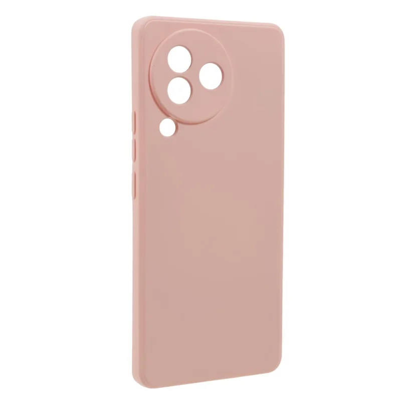 For Xiaomi Civi 3 5G Soft TPU Phone Case Fiber Lining Candy Color Rubberized Phone Cover - Pink