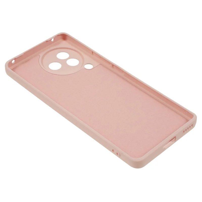 For Xiaomi Civi 3 5G Soft TPU Phone Case Fiber Lining Candy Color Rubberized Phone Cover - Pink