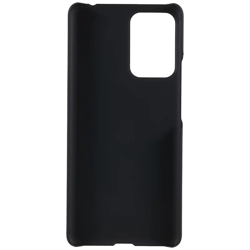 For Xiaomi Redmi Note 12S 4G Rubberized Phone Case Fingerprint-free PC Phone Cover - Black