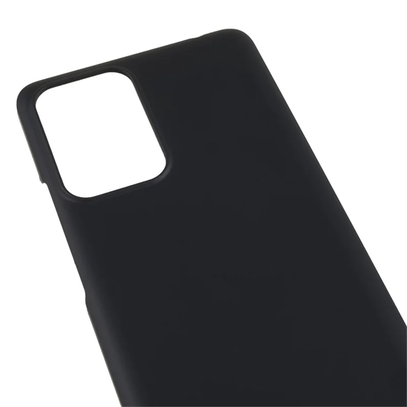 For Xiaomi Redmi Note 12S 4G Rubberized Phone Case Fingerprint-free PC Phone Cover - Black