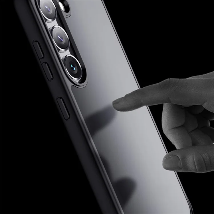 X-LEVEL Für Samsung Galaxy S23 Ultra Anti-Drop-Airbags Matt-Case TPU+PC-Handyhülle - Schwarz