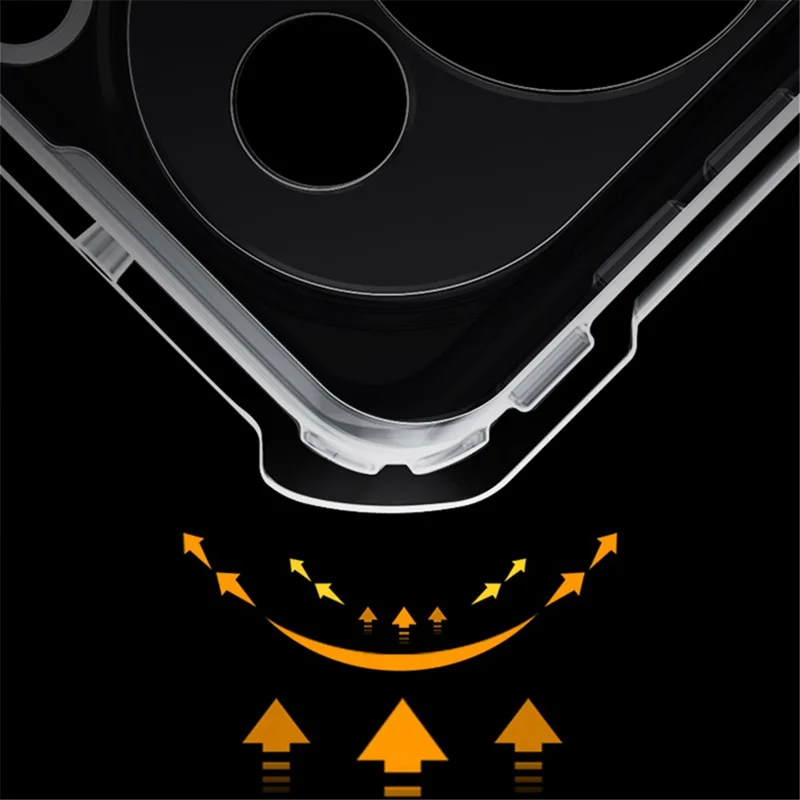 XUNDD Custodia Anti-Graffio per Huawei nova 11 / nova 12s 4G / nova 12 Lite 4G , Cover Protettiva in Acrilico+TPU - Nero / Texture Laser