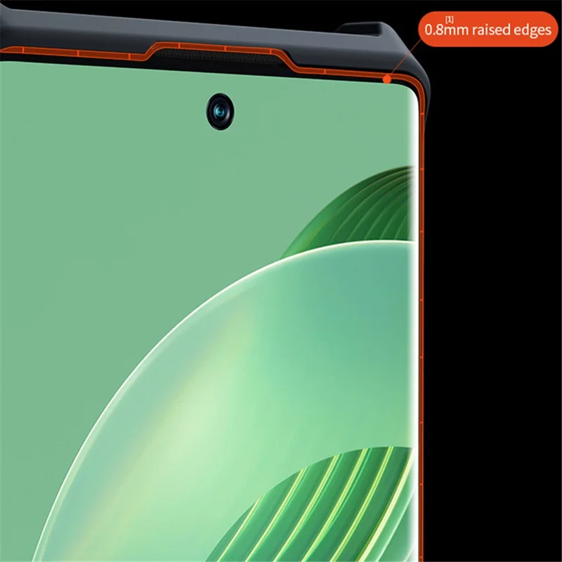 XUNDD For Huawei nova 11 Pro / nova 11 Ultra Phone Case Acrylic+TPU Anti-scratch Phone Cover - Black / Laser Texture