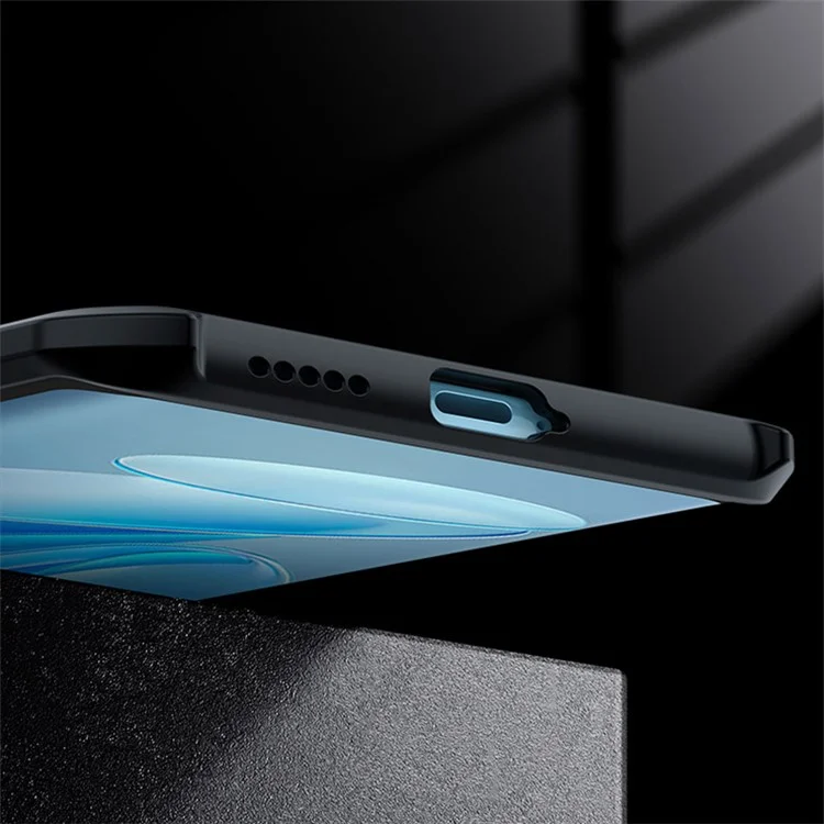 XUNDD Pour vivo S17 5G / V29 5G Coque de téléphone en acrylique+TPU anti-chute - Noir / Texture laser