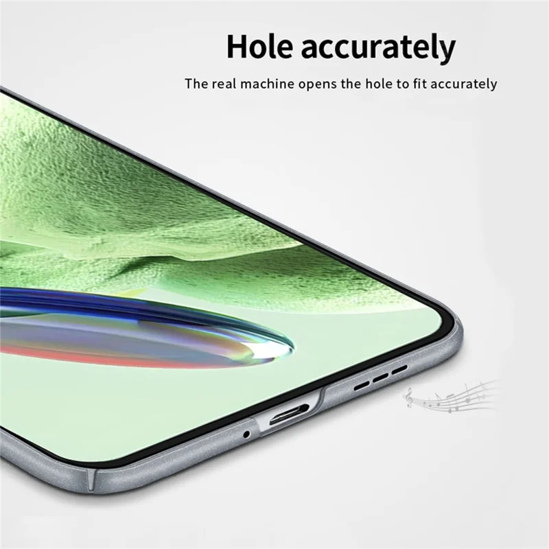 MOFI Щит Матовая серия для Xiaomi Poco X5 5G / Redmi Note 12 5G (Глобальная версия) / (Индия) Противоударный чехол для телефона с матовым покрытием из твердого ПК - Черный 