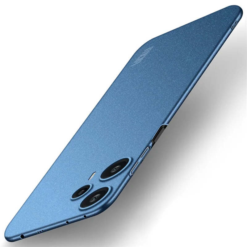 MOFI Shield Matte Series For Xiaomi Redmi Note 12 Turbo / Poco F5 5G Anti-drop Phone Case Frosted PC Back Cover - Blue