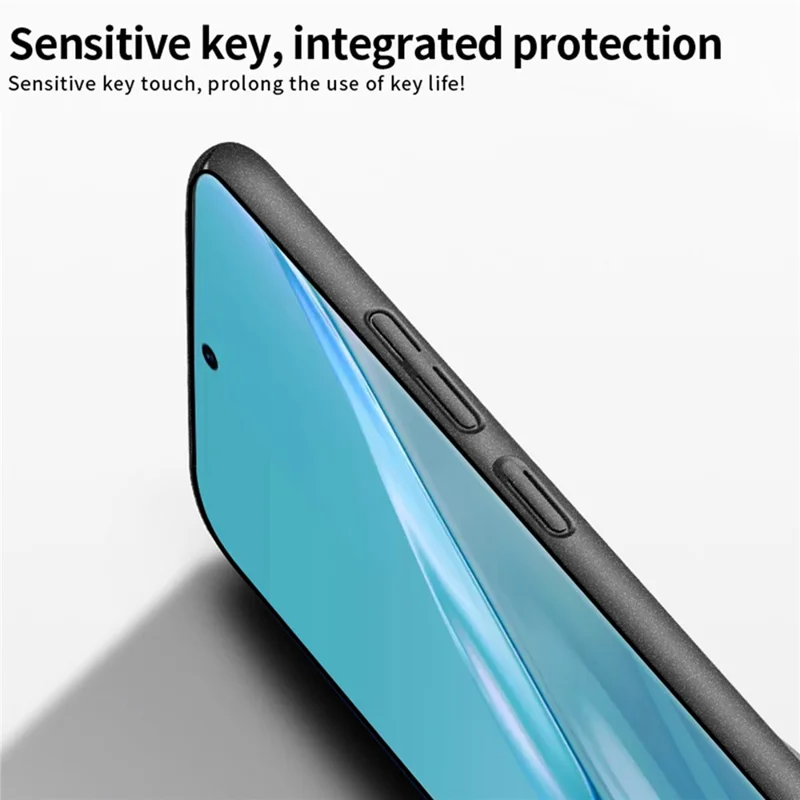 MOFI Shield Matte Series For Huawei P60 Art Frosted PC Back Cover Anti-fingerprint Phone Case - Black