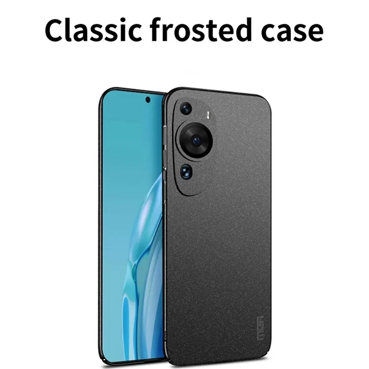MOFI Shield Matte Series For Huawei P60 Art Frosted PC Back Cover Anti-fingerprint Phone Case - Grey
