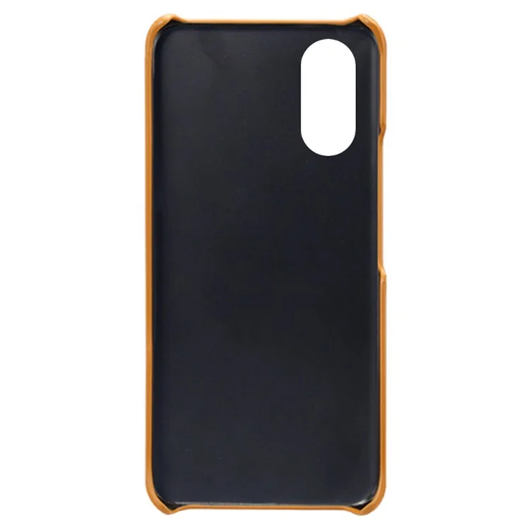 Für Oppo A1 5G / A98 5G / F23 5G Doppel-Kartensteckplätze Handyhülle PU-Leder beschichteter PC Schutzhülle - Orange