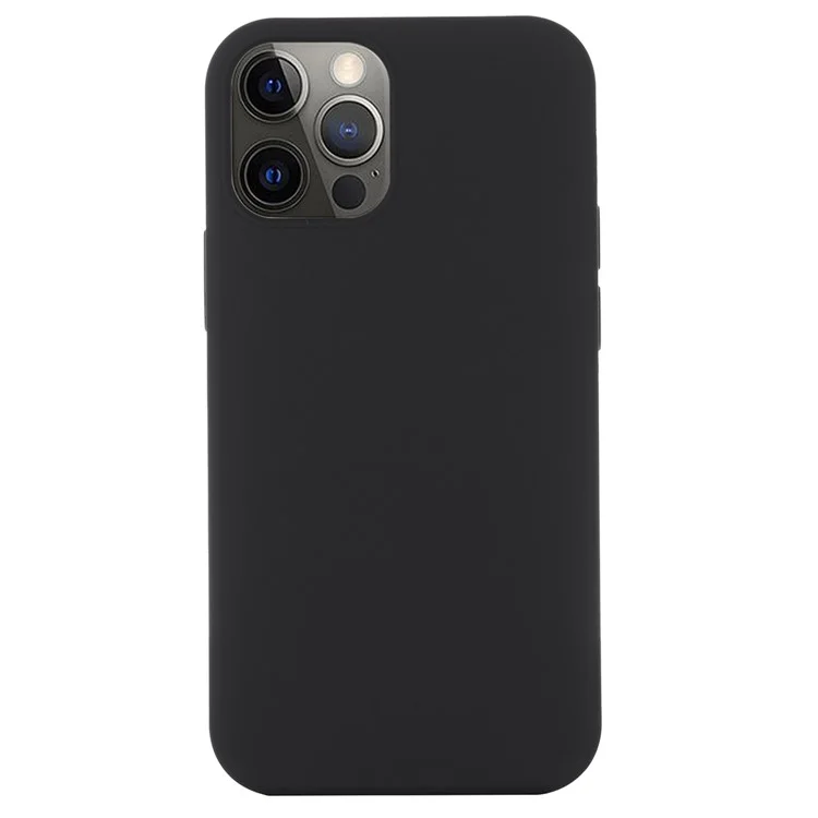 Para iPhone 15 Pro Compatible con MagSafe Wireless Charging Phone Case Soft Anti-scratch Silicone Cover - Negro