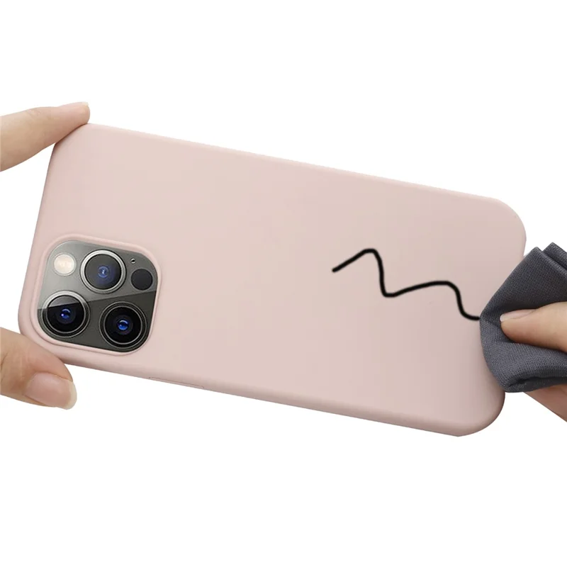 For iPhone 15 Pro Compatible with MagSafe Wireless Charging Phone Case Soft Anti-scratch Silicone Cover - Pink