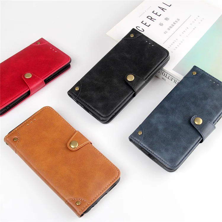 For Doogee X98 / X98 Pro PU Leather Wallet Case Full Protection Stand Phone Cover - Black