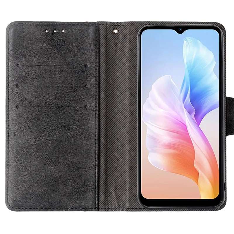 For Doogee X98 / X98 Pro PU Leather Wallet Case Full Protection Stand Phone Cover - Blue