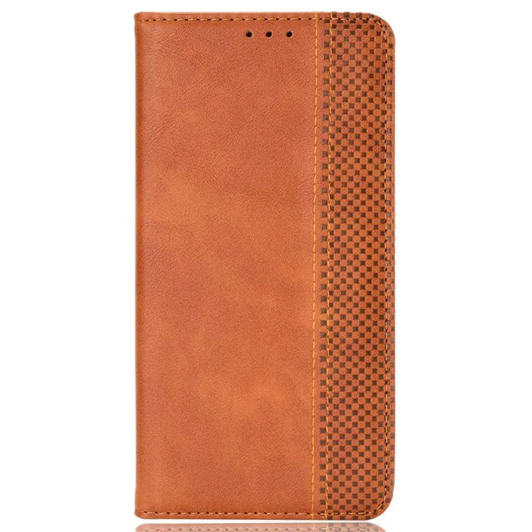 For Infinix Note 30 Pro 4G X678B Magnetic PU Leather Case Flip Stand Wallet Phone Cover - Brown