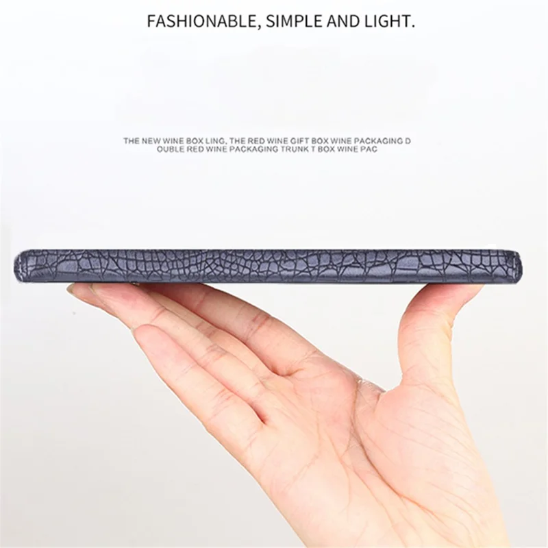 IDEWEI For Doogee X98 Crocodile Texture Stand PU Leather Wallet Phone Cover Phone Shell - Grey