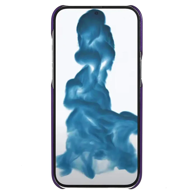 For iPhone 15 Pro Max Rubberized Cell Phone Case Scratch-resistant PC Protective Phone Cover - Purple