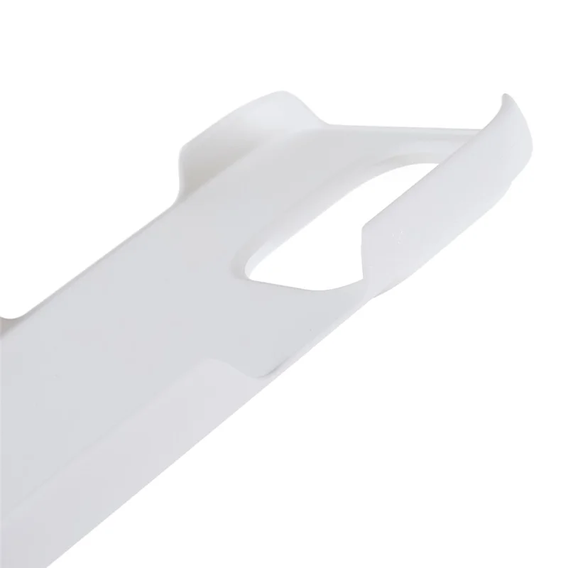Custodia protettiva per iPhone 15 Pro, Custodia rigida in PC anti-graffio con finitura in gomma - Bianco