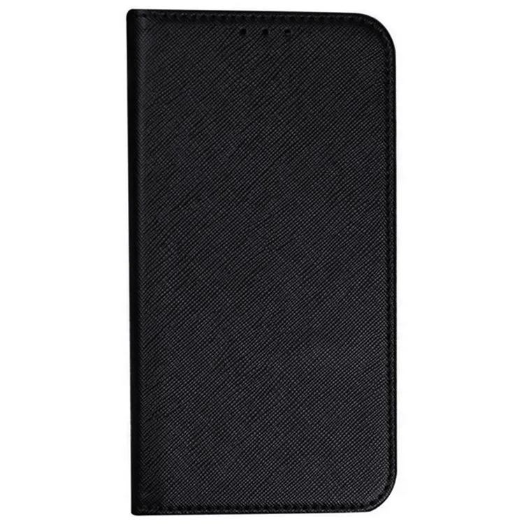 Étui de protection pour portefeuille Stand pour OnePlus 11 5G, étui de téléphone antichoc en cuir PU à texture croisée - Noir