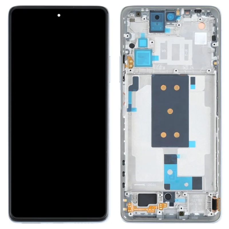 For Xiaomi 11T 5G / 11T Pro 5G Grade C LCD Screen and Digitizer Assembly + Frame (TFT Technology) (without Logo) - Silver