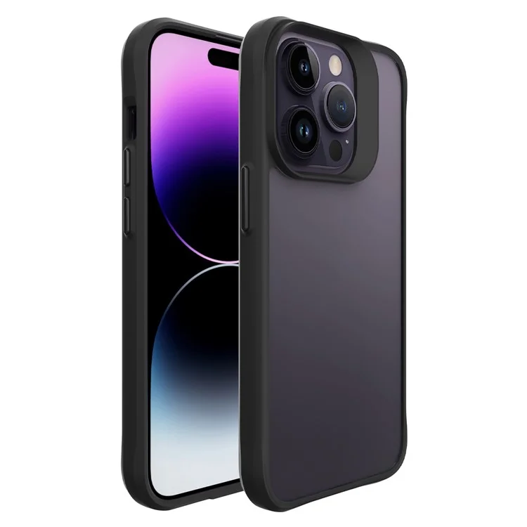 Combat X Mode Series for iPhone 15 Pro Four Corner Anti-drop Cover TPU + PC Cell Phone Case - Black