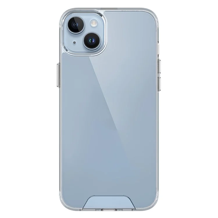Space Series Clear Case para iPhone 15, Capa de Telefone Anti-amarelecimento de Grau Militar TPU+PC Anti-queda