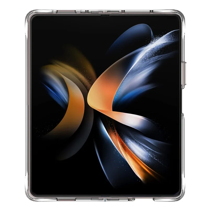 Anti-Drop Klares Handyhülle für Samsung Galaxy Z Fold5 5G, PC+TPU-Handyhülle mit Elektroplattierungsknopf