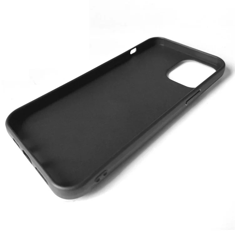 Coque de protection pour iPhone 15 Smartphone Miroir-comme Anneau Support de téléphone Shell Mat Coque TPU - Argent