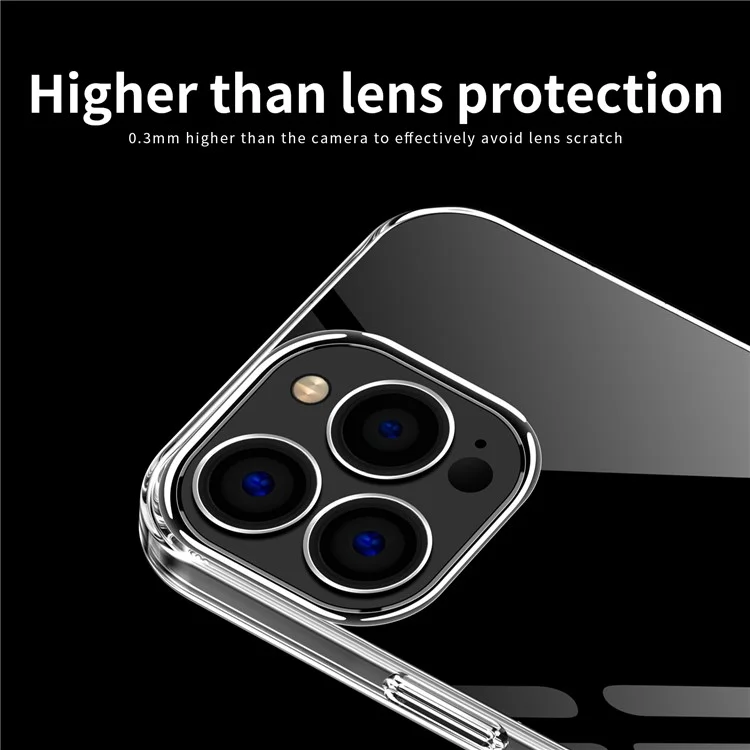 Capa Transparente para iPhone 15 Pro Max da MOFI, Caso de Telefone Protetor TPU Anti-Arranhões