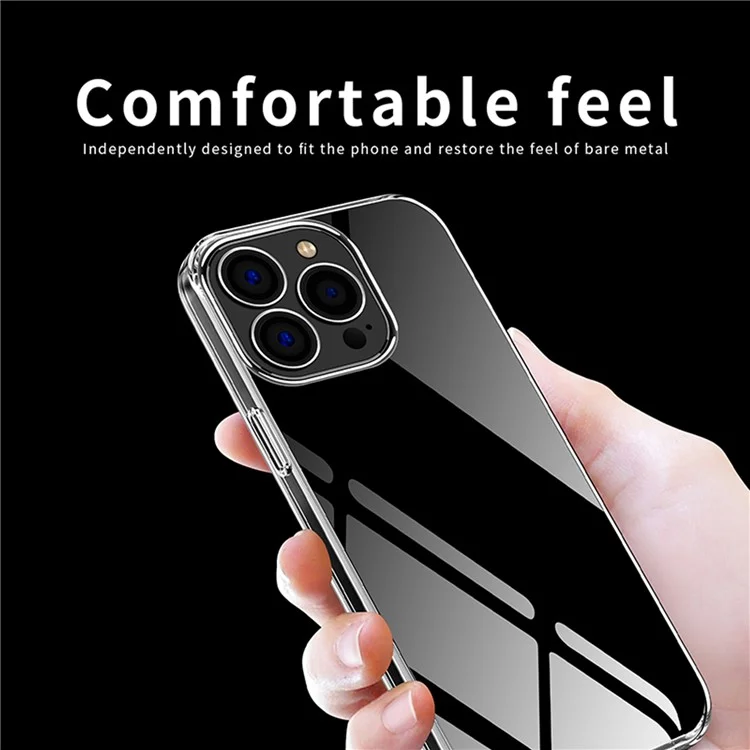MOFI Transparent Phone Case for iPhone 15 Pro , Soft TPU Anti-drop Protective Phone Cover